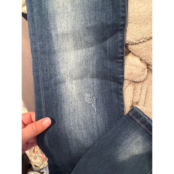 Judy Blue Straight Leg 5/27 Dark Blue Stretch Jeans - Picture 4 of 5